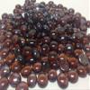 WGV Flat Marbles, Pebbles, Glass Gems for Vase Fillers, Party Table Scatter, Wedding, Decoration, Landscaping, Aquarium Decor, Crystal Rocks, Brown (20 Pounds, Approx 2000 pcs) view 1