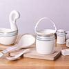 Professional Ladle High-quality Ceramic Small Spoons for Dinner Spoons and Spoons Household Tableware Soup Ladle (Color : 1 pack) view 4