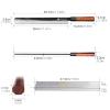 FINDKING Brisket Slicing Knife 12 Inch, Sharp Carving Knife for Meat, BBQ, High Carbon Steel Blade, African Rosewood Octagonal Handle (Dynasty Series) view 4