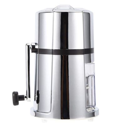 Atyhao Manual Ice Shaver Snow Cone Machine, Portable Ice Crusher Commercial Household Shaved Ice Machine with