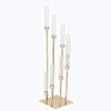 42-Inch Tall Gold Candelabra Candle Holder Centerpiece Glass Wedding Reception Anniversary Birthday Party Events Dining Table Home Decorations Supplies view 1