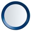 15-inch Large Wall-Mounted Round Mirror for Toilet, Entrance, Living Room, Yellow/Blue view 1
