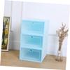 Hemoton 6pcs Shoes Organizer Stackable Shoe Storage Boxes for Closet for Sneakers and Accessories view 3