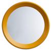 15-inch Large Wall-Mounted Round Mirror for Toilet, Entrance, Living Room, Yellow/Blue view 1