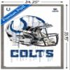 Trends International NFL Indianapolis Colts - Drip Helmet 20 Wall Poster, 22.375" x 34", Barnwood Framed Version view 3