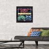 Trends International Pokmon - Neon Group Wall Poster, 14.725" x 22.375", Black Framed Version view 2