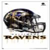 Trends International NFL Baltimore Ravens - Drip Helmet 20 Wall Poster, 14.725" x 22.375", White Framed Version view 1