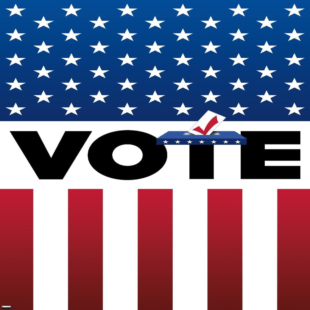 Trends International Vote Wall Poster, 22.375" x 34", Premium Unframed Version