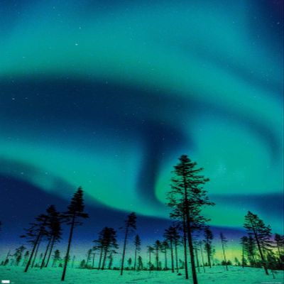 Trends International Aurora Borealis Wall Poster, 22.375" x 34", Premium Unframed Version