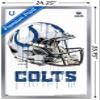 Trends International NFL Indianapolis Colts - Drip Helmet 20 Wall Poster, 22.375" x 34", Silver Framed Version view 3