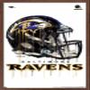 Trends International NFL Baltimore Ravens - Drip Helmet 20 Wall Poster, 14.725" x 22.375", Mahogany Framed Version view 1