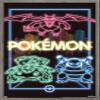 Trends International Pokmon - Neon Group Wall Poster, 14.725" x 22.375", Barnwood Framed Version view 1