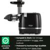 Omega Juicer H3000R Slow Masticating Extractor, 150-Watt, Black view 2