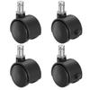 iTouchless 4 Caster Wheels Set, for Glide Trash Cans, Compatible with iTouchless Garbage Bins with Wheels, Set of Four view 1