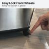iTouchless 4 Caster Wheels Set, for Glide Trash Cans, Compatible with iTouchless Garbage Bins with Wheels, Set of Four view 3