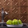 FASDE Traditional Style/Pattern 4 Decorative Vinyl 18in x 24in Backsplash Panel in Antique Bronze (5 Pack) view 3