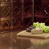 FASDE Traditional Style/Pattern 4 Decorative Vinyl 18in x 24in Backsplash Panel in Oil-Rubbed Bronze (5 Pack) view 2