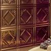 FASDE Traditional Style/Pattern 4 Decorative Vinyl 18in x 24in Backsplash Panel in Oil-Rubbed Bronze (5 Pack) view 3