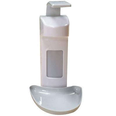 1PC 500ML Manual Liquid Soap Dispenser Large Capacity Hand Machine Wall Mounted Elbow Pressing Soap Dispenser Modern Hanging Container for Hotel Hospital Use