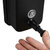 1Pc 800ML Stainless Steel Wall-Mounted Soap Dispenser Soap Dispenser Box Manual Hand Bottle (Black) view 3