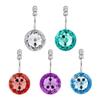 12 Pcs Bling Crystal Shower Curtain Hooks, Stainless Steel Blue Gem Shower Curtain Hooks Rings, Diamond Rhinestones Shower Curtain Hooks for Women view 3