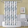 OERJU 72x78inch Cute Animals Cartoon Shower Curtain Blue and White Fishes Funny Scence Style Design Waterproof Fabric Polyester Kids Bathroom Curtain Decor Bath Accessories Durable with Hooks view 3