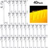 2.5 Inch Valance Clips Window Blind Clips Hidden Channel Clear Plastic Valance Retainer for Horizontal(40 Pieces) view 3