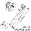 2.5 Inch Valance Clips Window Blind Clips Hidden Channel Clear Plastic Valance Retainer for Horizontal(40 Pieces) view 4