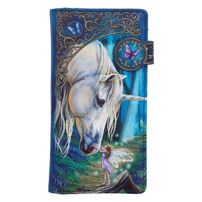 Nemesis Now Officially Licensed Lisa Parker Fairy Whispers Embossed Purse, Blue, 18.5cm