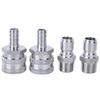 4pcs G1/2in Male Thread,Stainless Steel Quick Disconnect Set Beer Brewing Connector Kit, Home Brew Brewing Fitting Connector view 1