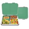 Bentgo Kids Stainless Steel Leak-Resistant Lunch Box - 3-Compartments with Bonus Silicone Container, Durable, Eco-Friendly, Dishwasher Safe, BPA-Free, Ideal for School, Ages 3+ (Green) view 1