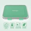 Bentgo Kids Stainless Steel Leak-Resistant Lunch Box - 3-Compartments with Bonus Silicone Container, Durable, Eco-Friendly, Dishwasher Safe, BPA-Free, Ideal for School, Ages 3+ (Green) view 3