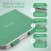 Bentgo Kids Stainless Steel Leak-Resistant Lunch Box - 3-Compartments with Bonus Silicone Container, Durable, Eco-Friendly, Dishwasher Safe, BPA-Free, Ideal for School, Ages 3+ (Green) view 4