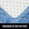 LOCHAS Ultra Soft Indoor Modern Area Rugs Fluffy Living Room Carpets for Children Bedroom Home Decor Nursery Rug 4x5.3 Feet,Cobalt Blue view 2
