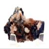 200ct 47mm Hematoid Red Quartz w/Calcite & Galen Rough Cluster Rose Glowing Under SW UV Natural Gemstone Crystal Mineral Collectible Specimen - Jiangxi,China view 4