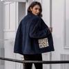 ZBYY Womens Faux Shearling Jacket Casual Lapel Fleece Fuzzy Outwear Shaggy Winter Warm Leopard Cardigan Coat view 2