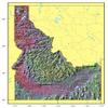 Home Comforts Detailed Relief map of Idaho state-20 Inch by 30 Inch Laminated Poster with Bright Colors and Vivid Imagery-Fits Perfectly in Many Attractive Frames view 1