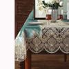 Embroidery Table Cover,For Bedside Wedding Dinning Decoration,Velvet Luxury Lace Macrame Dust-proof Washable Table Cloth,Rectangle Lace Tablecloth C 70x70cm(28x28inch) view 2