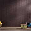 FASDE Rib Decorative Vinyl 18in x 24in Backsplash Panel in Smoked Pewter (5 Pack) view 2