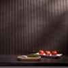 FASDE Rib Decorative Vinyl 18in x 24in Backsplash Panel in Smoked Pewter (5 Pack) view 3