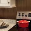 FASDE Rib Decorative Vinyl 18in x 24in Backsplash Panel in Argent Bronze (5 Pack) view 2