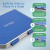 Bentgo Kids Stainless Steel Leak-Resistant Lunch Box - 3-Compartments with Bonus Silicone Container, Durable, Eco-Friendly, Dishwasher Safe, BPA-Free, Ideal for School, Ages 3+ (Blue) view 4