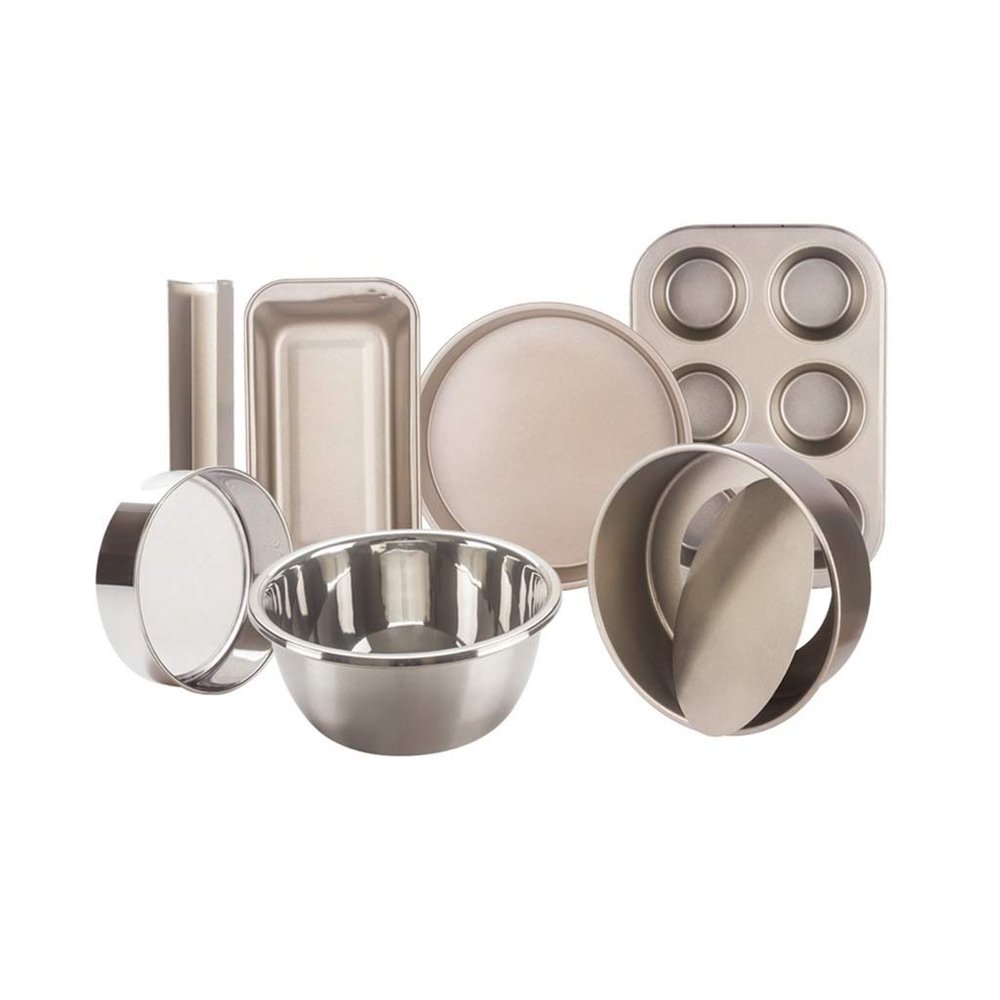 Baking Set Non Stick Tray High Temperature Resistant Kitchen Tools For Oven Baking Mould For Bread, Cake, Cookies (Color : D)