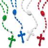 CHENXIN 100 Pack Plastic Rosary Beads, 17 Inch Assorted Color Pearlized Catholic Prayer Bead Bulk Rosaries view 3