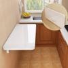Drop-Leaf Table Wall Mounted Table Folding Dining Table Wall Desk Perfect Addition to Home/Office/Kitchen & Dining Room view 1