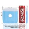 REV. LANG Cold Ice Freezer Pack for Lunch Box/Bag Original Cool Healthy Reusable Hard Slim Lightweight Long Lasting for Coolers Backpack Outdoor Camping (150g,Set of 5) view 4