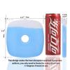 Cold Ice Freezer Pack for Lunch Box/Bag Original Cool Healthy Reusable Hard Slim Lightweight Long Lasting for Coolers Backpack Outdoor Camping (130g,Set of 5) view 4