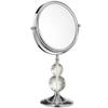 Large Double Sided 8X and 1X Magnifying Makeup Mirror with Stand, 15-Inch Height and 8-Inch Wide view 1