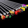 10pcs/set 23cm Wine Glass Bar Swizzle Mixing Sticks Cocktail Drink Stirring Sticks Mixer Muddler for Restaurant Bar Party Cafe DUOER view 2