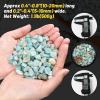 1.1lb Natural Crushed Amazonite Crystal Tumbled Chips-Healing Crystals Chips Bulk, Crushed Crystal Gemstones for Crafts, Beautiful Package for Gift (Amazonite) view 3
